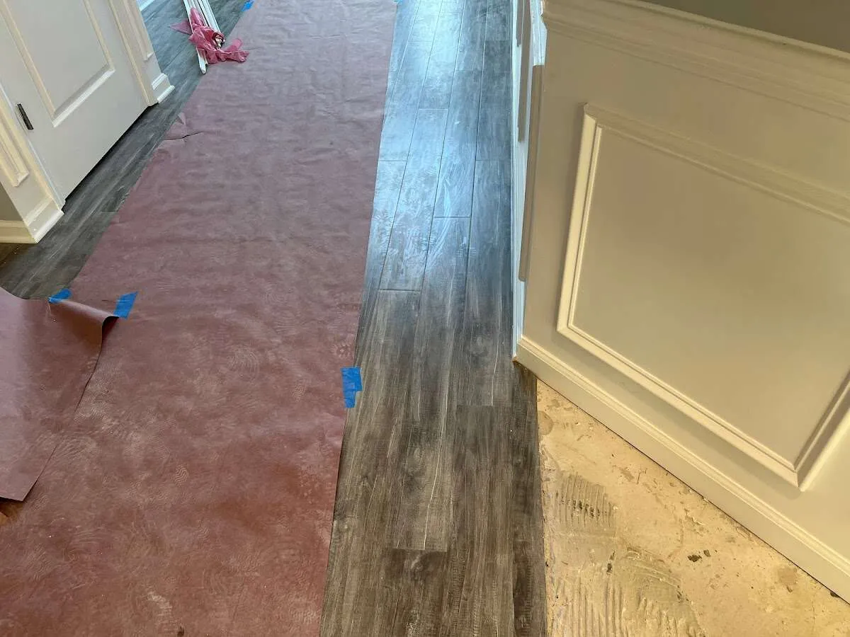 Completed marble shower restoration in Glastonbury